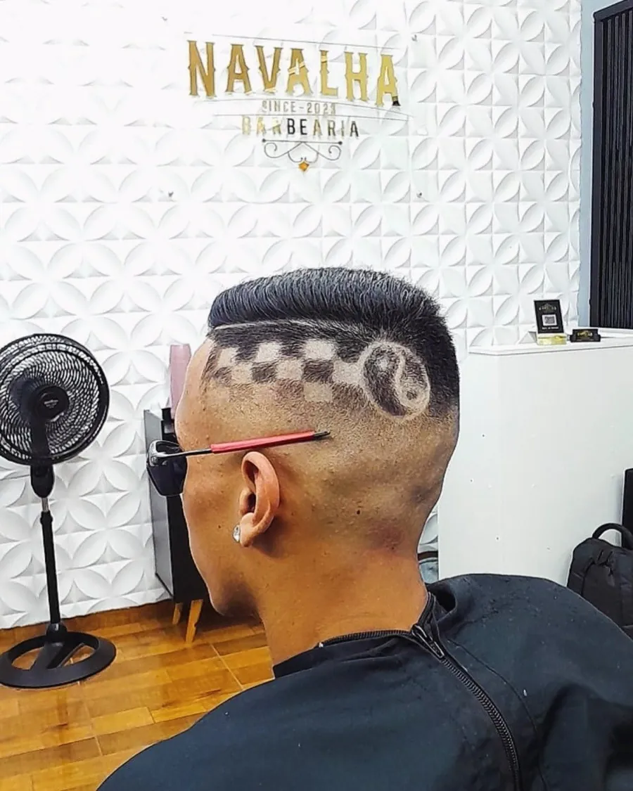 Desenho quadriculado freestyle